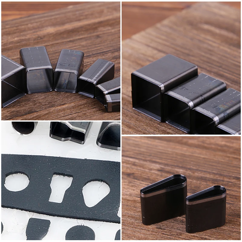 52Pcs Shaped Style Hole Hollow Punch Cutter Set for Leather Belt Phone Holster Leather Craft