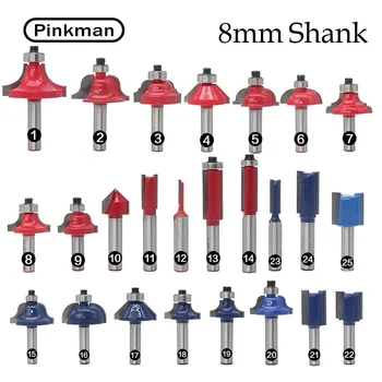 

Pinkman 1pc 8mm Wood Milling Cutter Router Bit Router Straight End Mill Trimmer Wood Cutters 8mm Router Bits For Wood