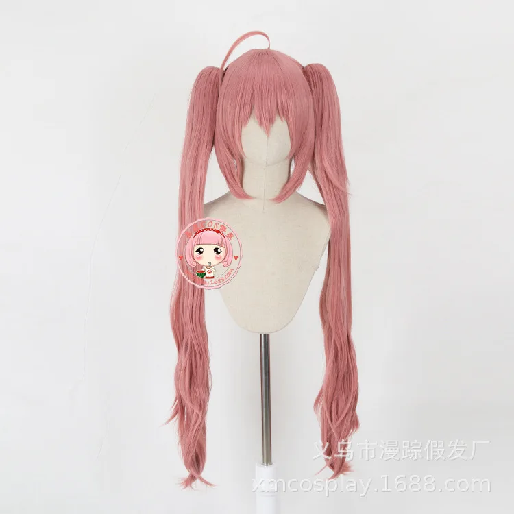 Tensei Shitara Slime Datta Ken, парики для косплея, Milim Nava, парик из розовых синтетических волос, парик для косплея на Хэллоуин+ Бесплатный парик, шапка