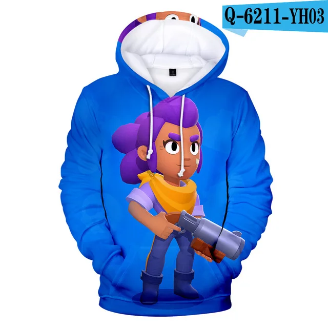 tz-723 3 To 12 Years Kids Hoodies Shooting Game 3D Printed Hoodie Sweatshirt boys girls Harajuku Cartoon Jacket Tops Teen Clothes - Цвет: tz-723