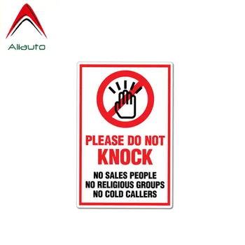 

Aliauto Warning Car Sticker Please Do Not Knock Cover Scratch PVC Waterproof Decal for Opel Seat Nissan Suzuki Peugeot,15cm*9cm