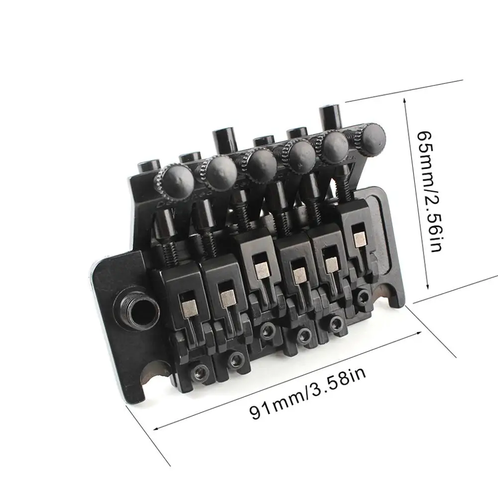 Floyd Rose двойной замок тремоло система мост для электрогитары части черный