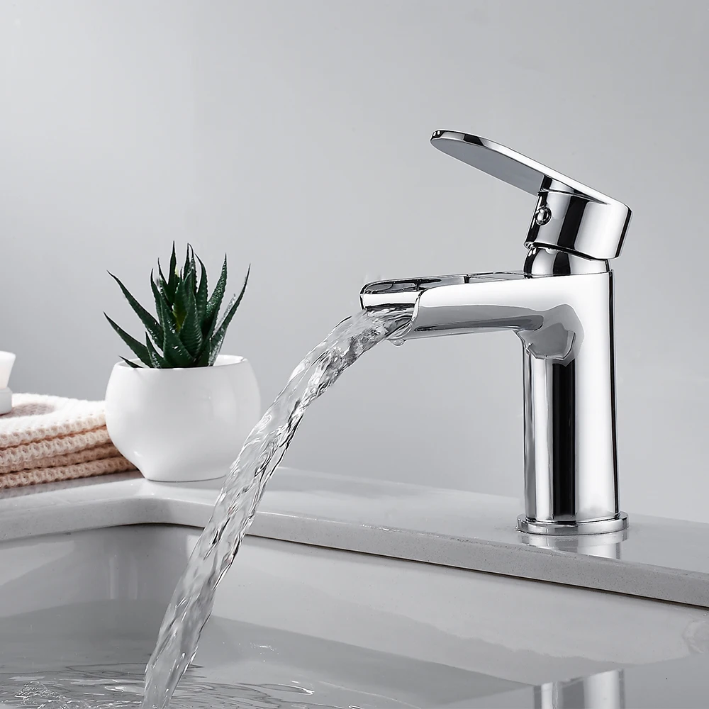 

Bathroom sink cascade faucet classic cold water sink faucet
