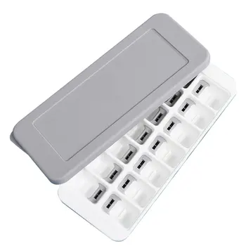 

DIY Ice Lattice Mold 14 Cubes with Cover Lid Ice Cube Frozen Making Tool Ice Cube Tray Kitchen Bar Accessories