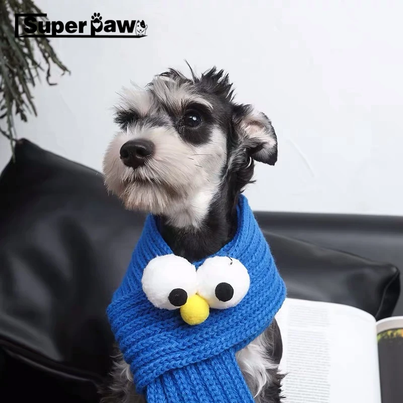 

Pet Dog Cat Neck Scarf Warm Soft Knitting neckerchief For Medium Large Dogs Winter Warmer Collar Accessories Dropshipping ZJC15