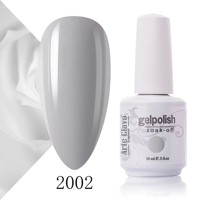 Arte Clavo 131 Colors Gel Polish Nail Gel Varnish Paint Semi Permanent Nails Art Gel Nail Polish For Manicure Top Coat Base Coat 2002