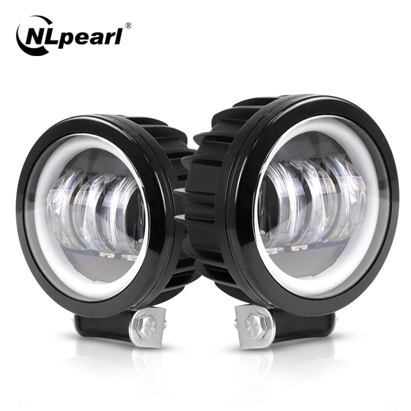 Nlpearl 6D 30 Вт Светодиодный Ангельские глазки туман светильник футболка с принтом