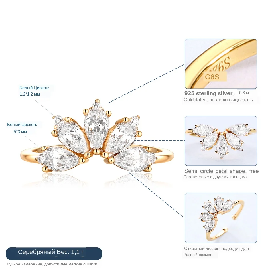 ALLNOEL, серебро 925, Ювелирное кольцо с цирконием для женщин, драгоценные камни, желтое золото, цвет, для свадьбы, помолвки, изысканные ювелирные изделия