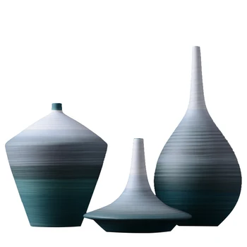 

Post-Modern Ceramic Simple Morandi Color Vase Abstract Art Creative Decoration Home Ornament Lamp Luxury Decorations Ornament