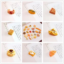 Mini pain alimentaire artisanal, 10 pièces, ornement Miniature pour maison de poupée, accessoires pour maison de poupée, faux Croissant 