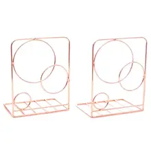 2 шт круглые металлические настольные концы для книг подставка держатель Полка Bookrack