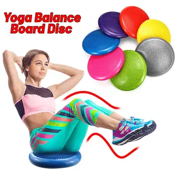 

Yoga Balance Board Disc nti-riot Balanced Yoga Massage Plate Cushion Stability Balance Wobble Pad Ankle Knee Board Massage Ball