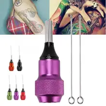 30 мм регулируемый сплав нескользящий татуировочный пистолет ручка ТРУБКА Профессиональная татуировочная машина Картридж ручка тату аксессуар