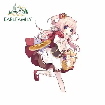 

EARLFAMILY 13cm x 9.1cm For Anime Cartoon Car Stickers Waterproof Decal Car Styling Repair Occlusion Scratch For JDM SUV RV