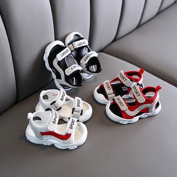 

Baby sandals 2020 summer new children's toddler shoes boys and girls mesh anti-playing beach shoes boys Sandals