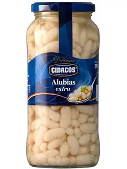 

Cidacos - Alubias Extra - Alubias enlatadas - 570 g