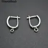 Boucles d'oreilles en métal antirouille sans nickel, crochets pour bijoux, de couleur unie, 50 pièces par Lot ► Photo 2/6