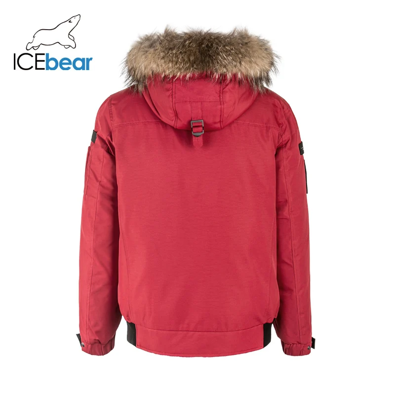 ICEbear новое зимнее Мужское пальто модная мужская одежда куртка с капюшоном MWD19626I