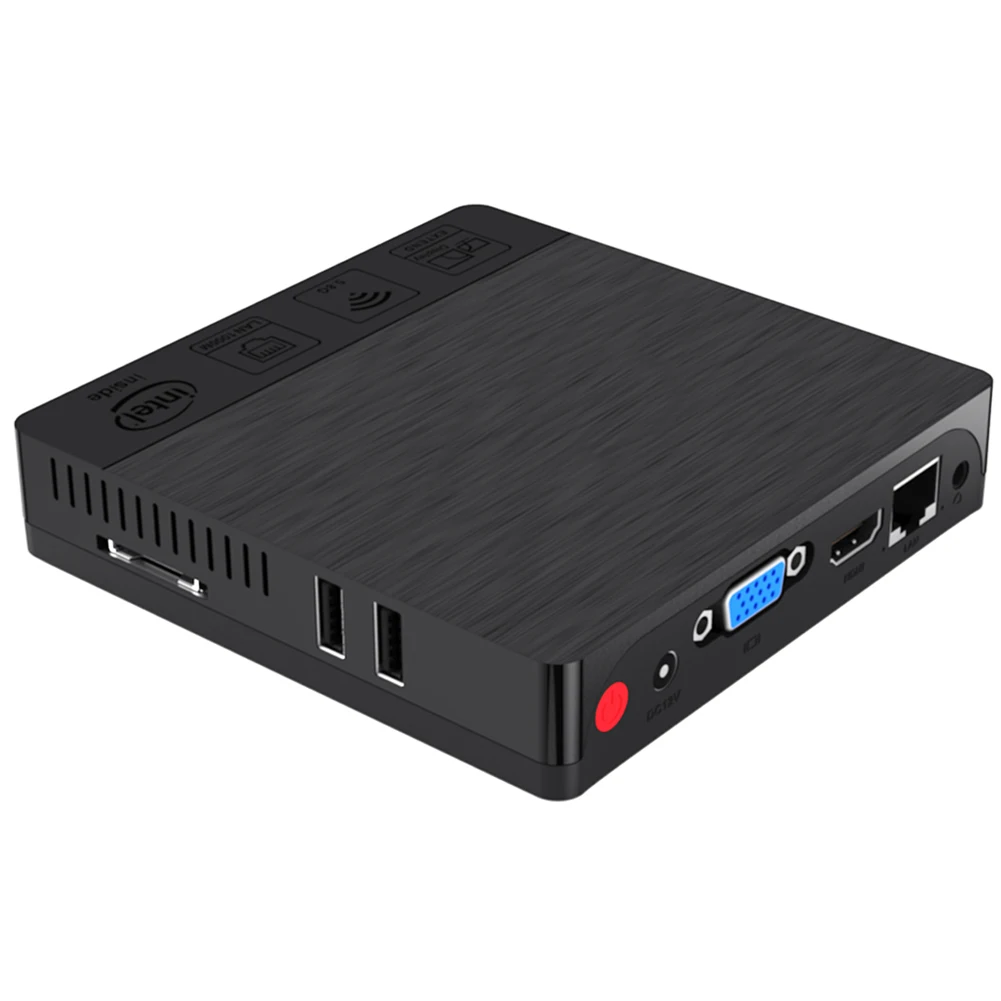 

Mini PC 4G/64GB Win10 BT4.0 Heat Disspation Dustproof 2.4G+5.8G Dual WiFi LFX-ING