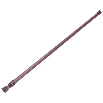 

Extendable Telescopic Spring Loaded Net Voile Tension Curtain Rail Pole Rods,70~120cm,Wood color