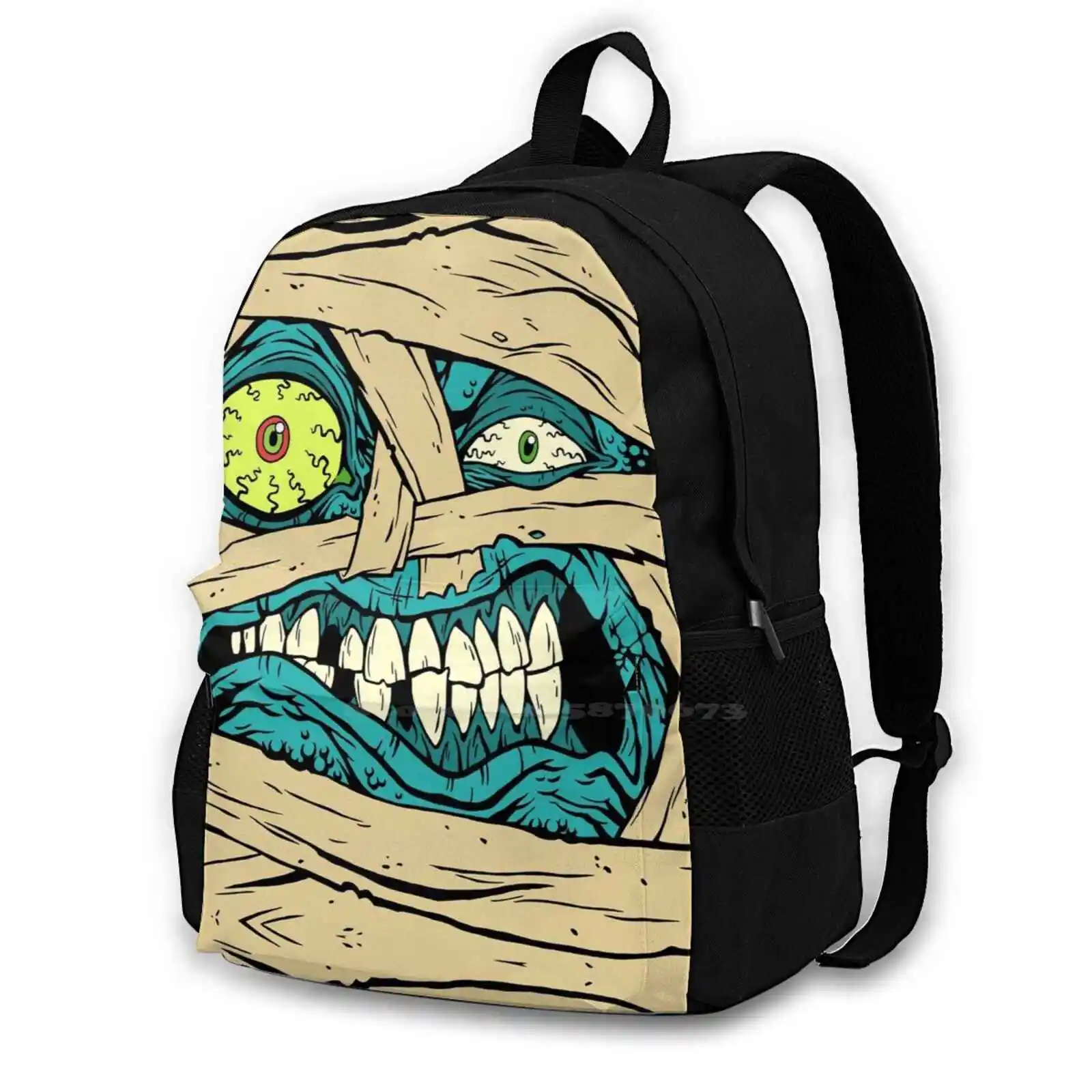 

Malice Mummy Fashion Travel Laptop School Backpack Bag Malice Mummy Monster Fright Friends Phil Postma Factory