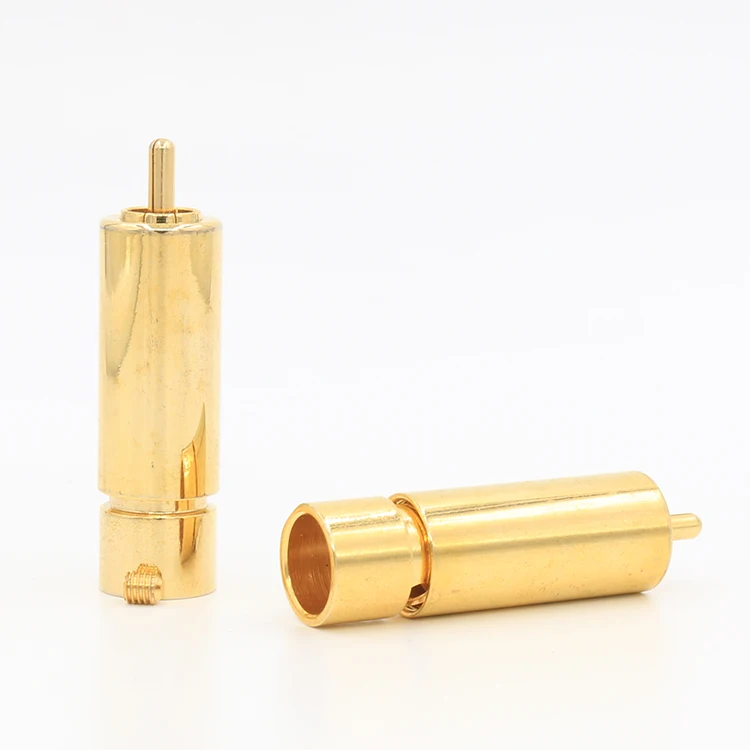 

Hi Performance RCA Audio terminal 24K Gold Plated Audio RCA adapter 4pieces