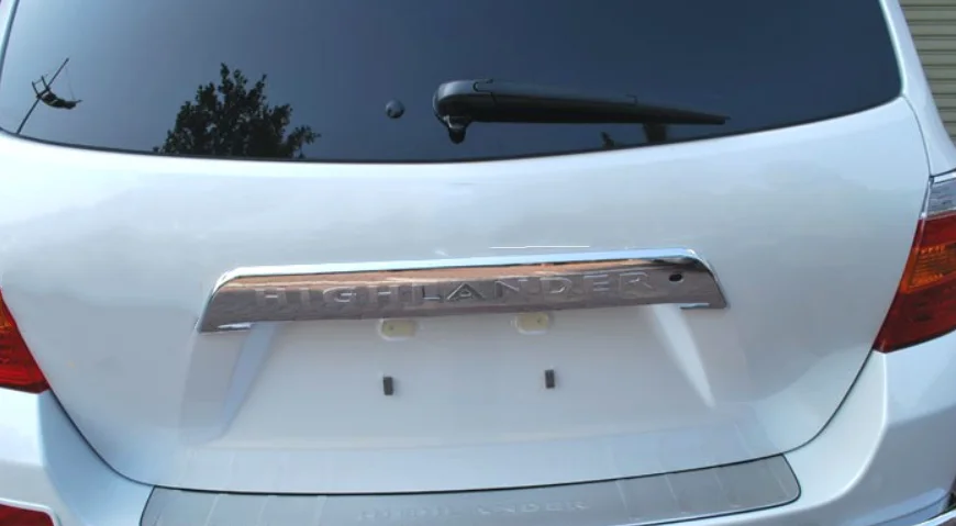 2009-200 для Toyota highlander ABS бампер Защитная крышка задняя дверь отделка автомобиля Стайлинг Аксессуары