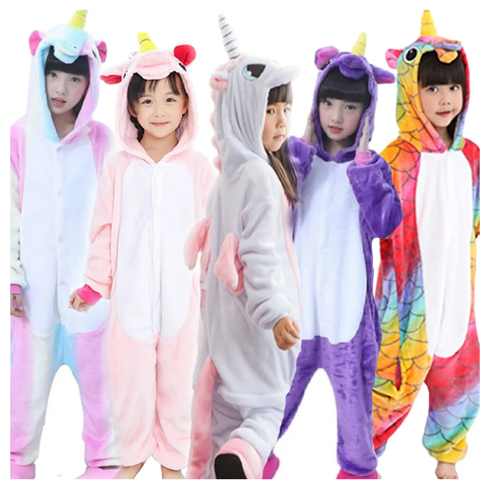 Детская одежда для сна с рисунком лягушки; детская пижама с вышивкой; зимняя одежда для мальчиков; детская пижама; Пижама с единорогом для детей 4-12 лет
