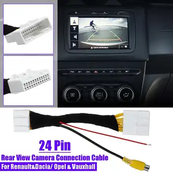 

24Pin adapter Rear View Camera Connection Cable For Renault&Dacia for Opel for Vauxhall For Clio Estate 2012-up For Vivaro 2014+