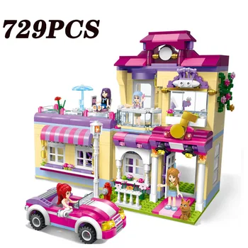 

Building Block Girls Friends Shirley's Beauty SPA Shop Educational DIY Bricks Toy For Girl Gifts