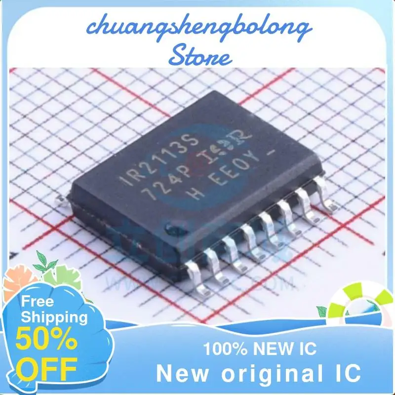 

Драйвер питания IR2113STRPBF IR2113S SOP-16, новый оригинальный IC, 10 шт.