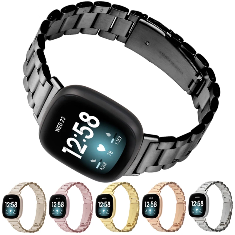 Cinturini in Metallo Chiusura Magnetica Cinturino di Ricambio Regolabile in Acciaio Inossidabile per Uomo Donna Booyi Cinturino Compatibile con Fitbit Versa 3/Fitbit Sense Cinturini in Metallo Chiusura Magnetica Cinturino di Ricambio Regolabile in Acciaio Inossidabile per Uomo Donna Booyi Cinturino Compatibile con Fitbit Versa 3/Fitbit Sense