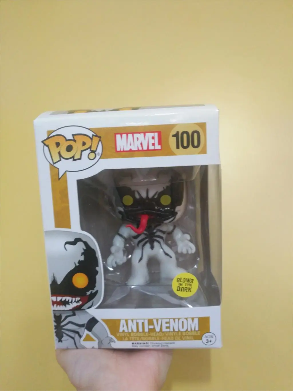 Funko Pop Amine Marvel анти яд Carnage Venompool фигурка качающаяся голова Коллекционная модель игрушки - Цвет: Anti-Venom with box