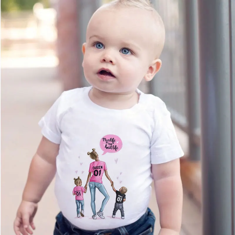 Футболка «С Днем Рождения» на День Благодарения, забавная футболка, кавайная Детская рубашка для девочек, теплая футболка с принтом «супермама» для маленьких мальчиков, Повседневная модная удобная футболка