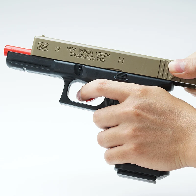 2 шт. пластиковый гелевый пистолет шарик Glock 17 1911 водяные пули игрушки для