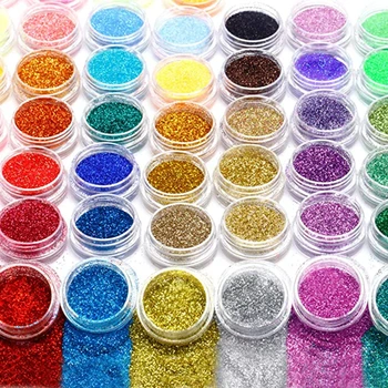 

Nail Glitter Powder Cosmetic Festival Powder Nail Pigment Nail Art Powder Craft Sequins Dust for Face Body Eye Festvial Hair