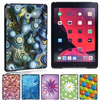 

Printed 3D Art Tablet Case for Apple ipad 8 2020 8th Generation Slim Tablet Case Protective Shell+free stylus