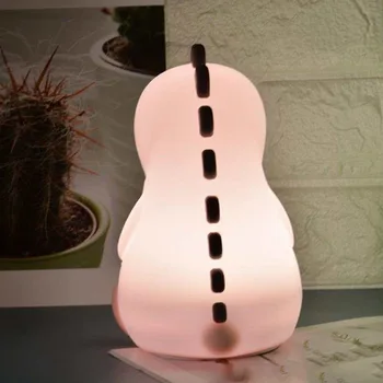 

With Touch Sensor Portable Rechargeable Cute Boys Girls Bedside Toddler Room Nursery Lamp Led For Kids Silicone Baby Night Light
