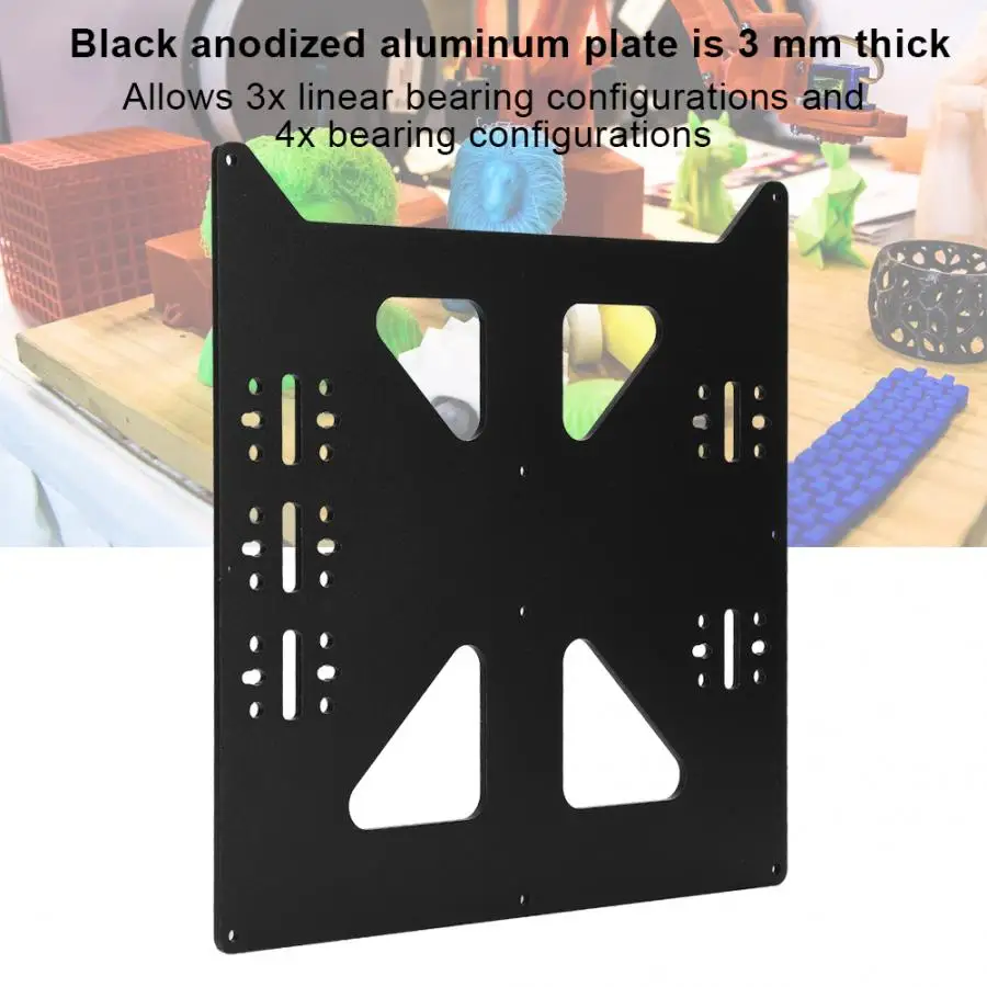 Аксессуары для 3D принтера DIY V2 опорная пластина горячей кровати черная Prusa i3 RepRap