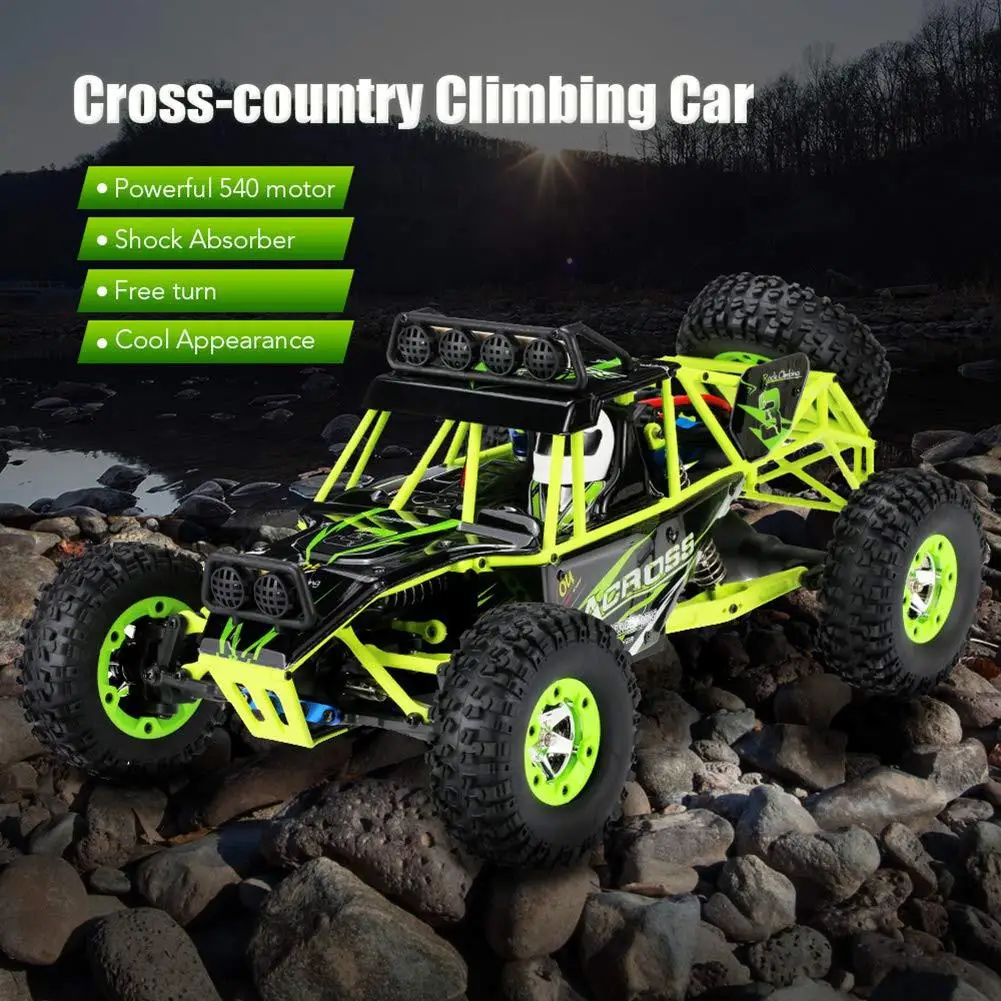 WLtoys 12428 4WD 1/12 высокоскоростной четырехколесный внедорожный альпинистский автомобиль гоночный автомобиль с дистанционным управлением для детей