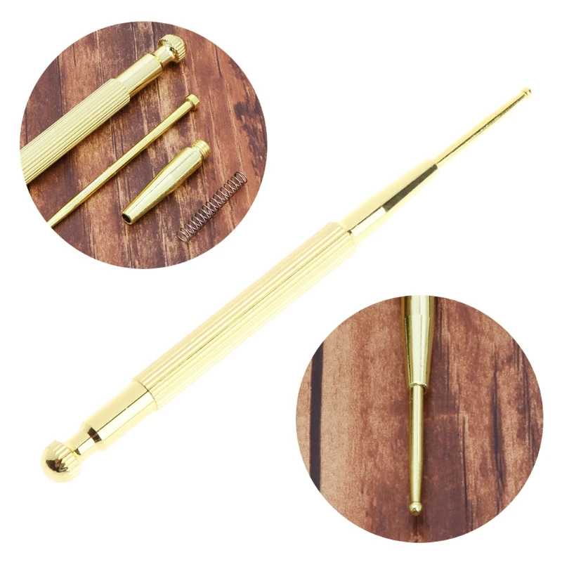 

Elastic Copper Auricular Exploration Detection Point Pen Ear Acupressure Massage