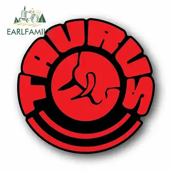 

EARLFAMILY 13cm x 12.7cm For Taurus Motorcycle Car Bumper Window Stickers Vinyl Material Graffiti Sticker Suitable For SUV