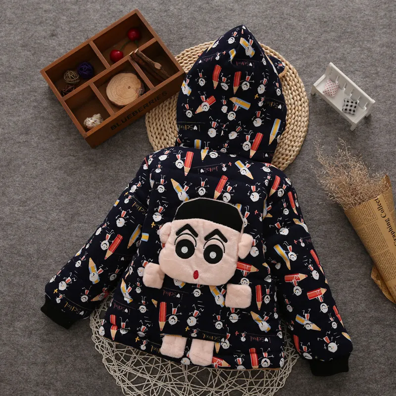 

Korean-style Childrenswear Children Mickey Mouse Small New Style Cotton Coat Small CHILDREN'S Brushed And Thick Cotton