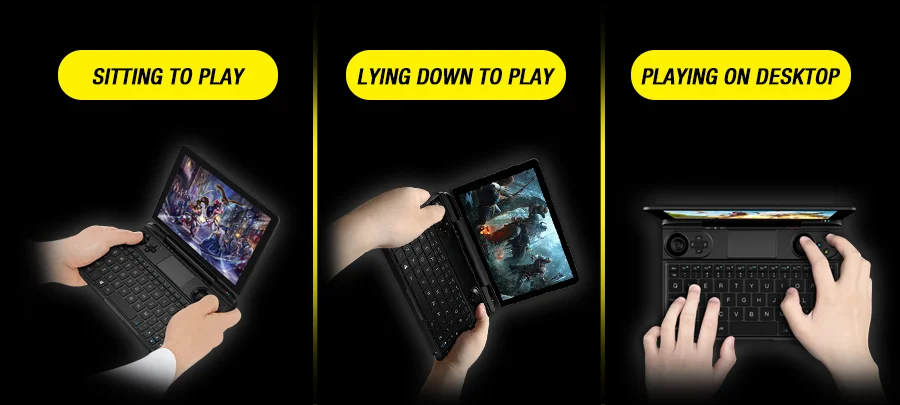 Free Shipping Latest GPD WIN Max Windows Gaming Laptop Notebook PC Portable Game Computer Small Size Core I7 16GB RAM 1TB SSD