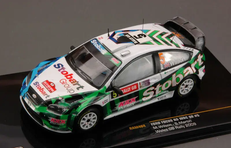 IX O 1:43 Ford Focus RS WRC 08 5 2009 бутик сплав автомобиль игрушки для детей модель детской игрушки подарок оригинальная коробка