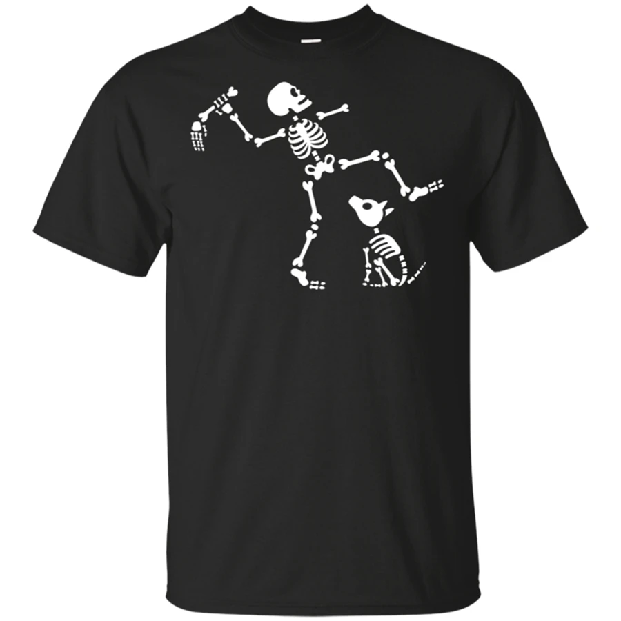 Забавная футболка с надписью fetch bone pet dog walking skeleton lovers подарок черная M-XXXL