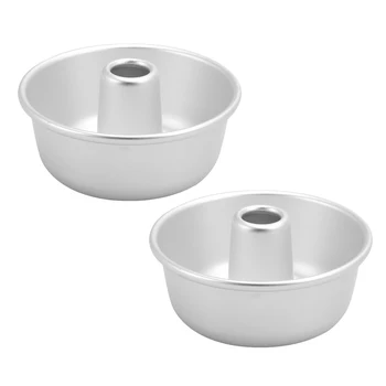 

2pcs Aluminium alloy Savarin Donut Cake Mold For Baking Mousse Chocolate Brownies Dessert Doughnuts Pastry Tools Baked Pan