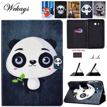 

Wekays Cover For Samsung Tab 3 Lite 7.0 Cartoon Leather Fundas Case For Samsung Galaxy Tab 3 Lite 7.0 inch T110 T111 Cover Cases