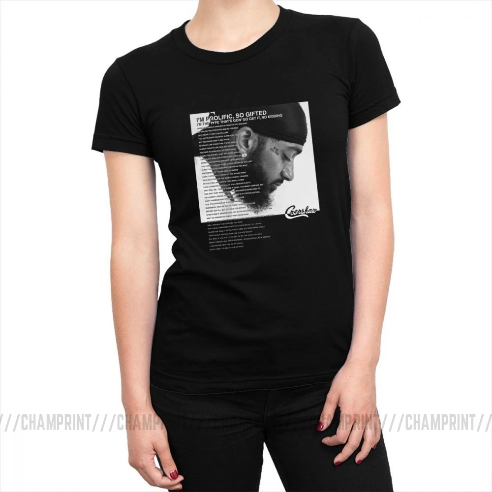 RIP Nipsey Hussle футболка Топы Отдых в мире женские футболки Гранж рок хип хоп футболки хлопок женская уличная одежда - Цвет: Черный