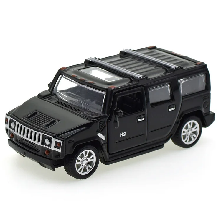 Пекарня украшения торта и украшения модель автомобиля сплав автомобиль Hummer открывание двери внедорожник игрушка